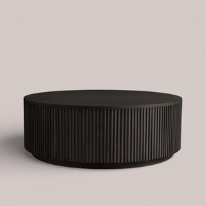 Fanny Round Wood Coffee Table