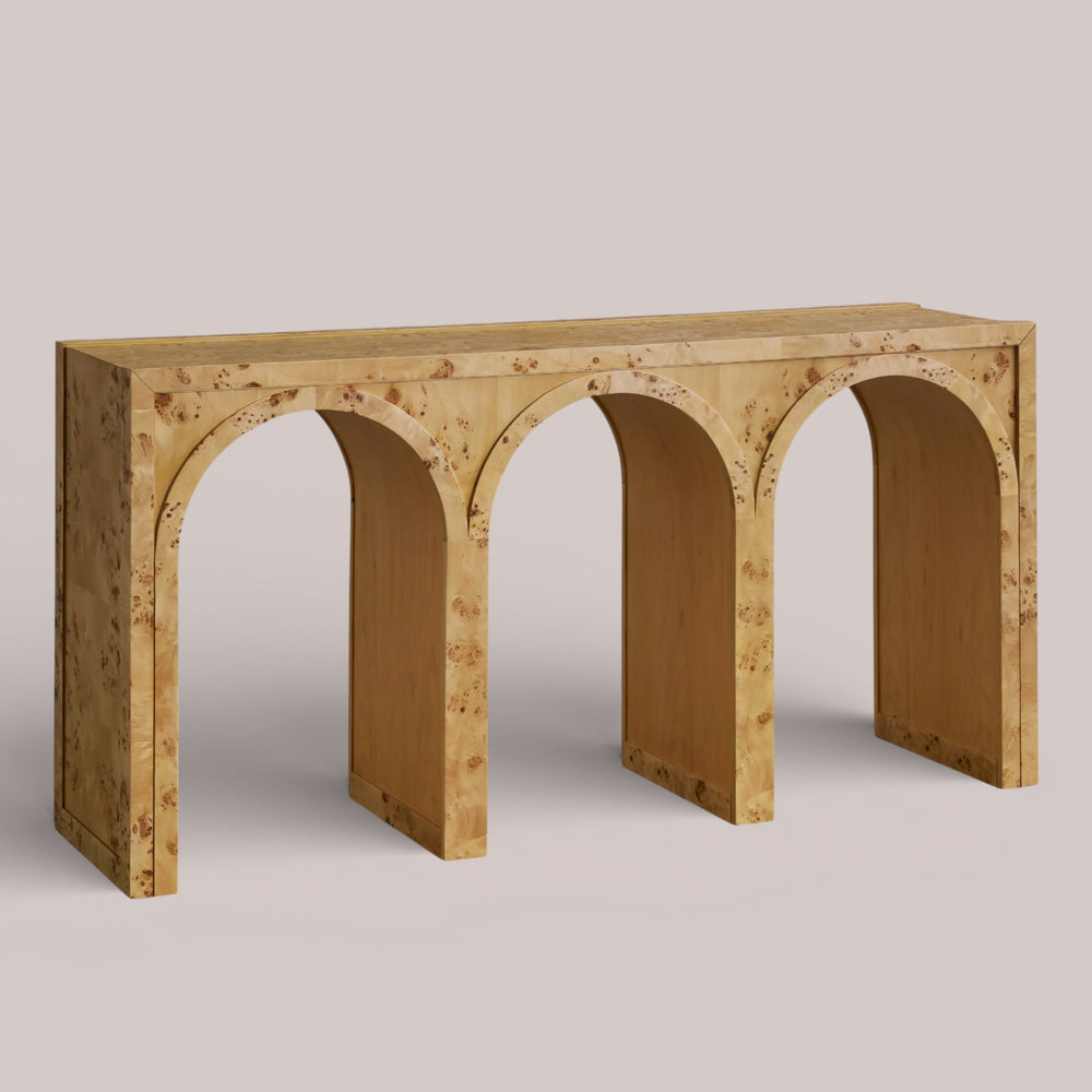 Hettie Burl Console Table
