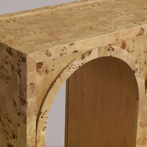 Hettie Burl Console Table