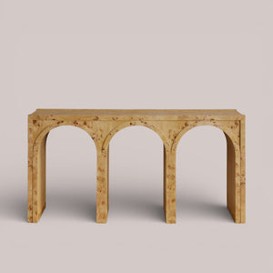 Hettie Burl Console Table