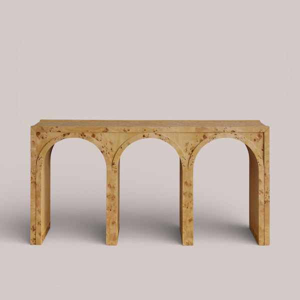 Hettie Burl Console Table