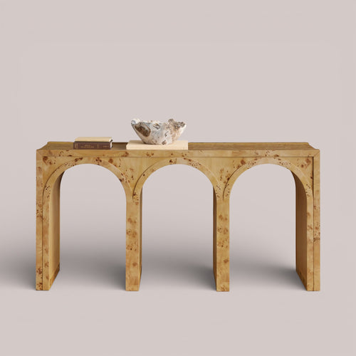 Hettie Burl Console Table