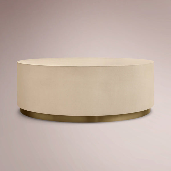Averra Round Plinth Coffee Table