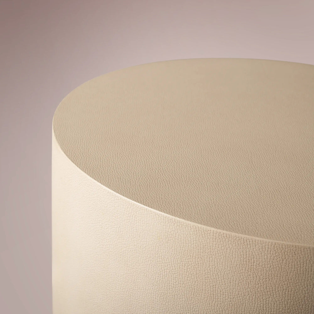 Averra Round Plinth End Table