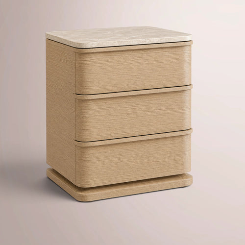 Linee Emperador Closed Nightstand