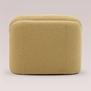 柔软的奶油泡芙椅