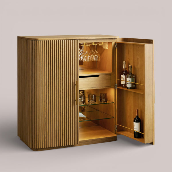 Fanny Wood Bar Cabinet