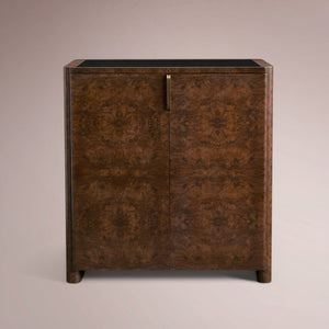 Marcell Burl Bar Cabinet