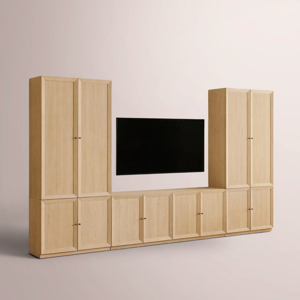 Noren Modular Media Cabinet Set