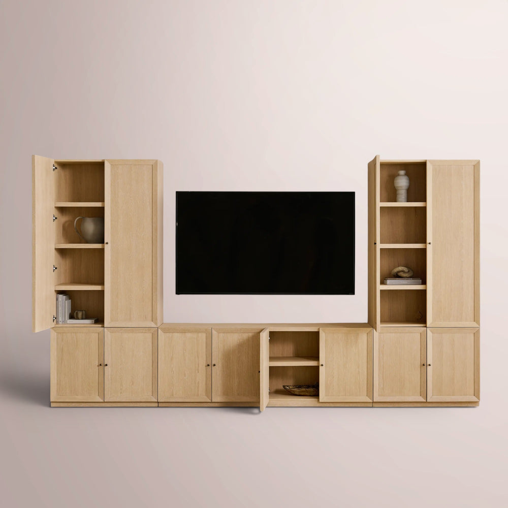 Noren Modular Media Cabinet Set