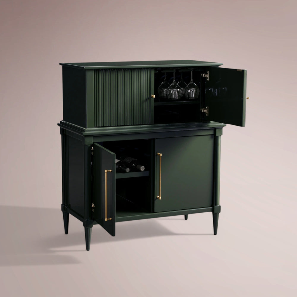 Sculpted Bar Cabinet