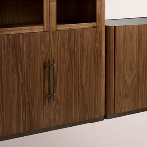 Pollen Modular Glass Media Cabinet Set