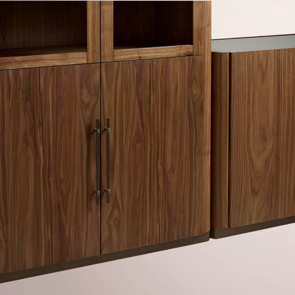 Pollen Modular Glass Media Cabinet Set