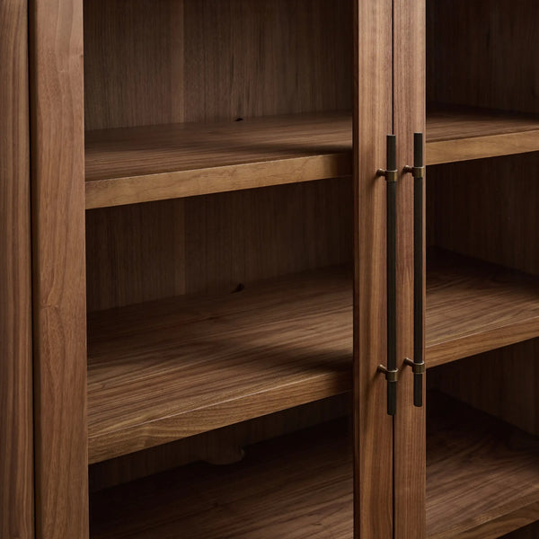 Pollen Modular Glass Media Cabinet Set