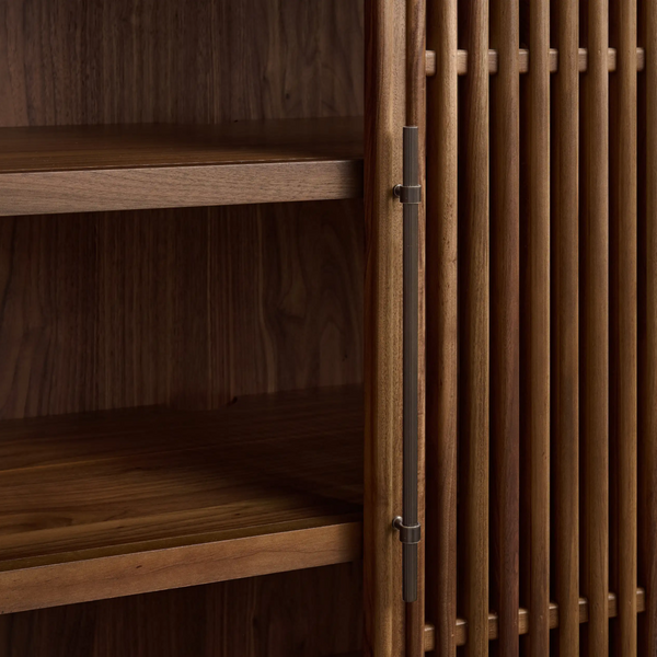 Pollen Modular Reeded Media Cabinet Set