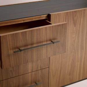 Pollen Modular Reeded Media Cabinet Set With Drawers