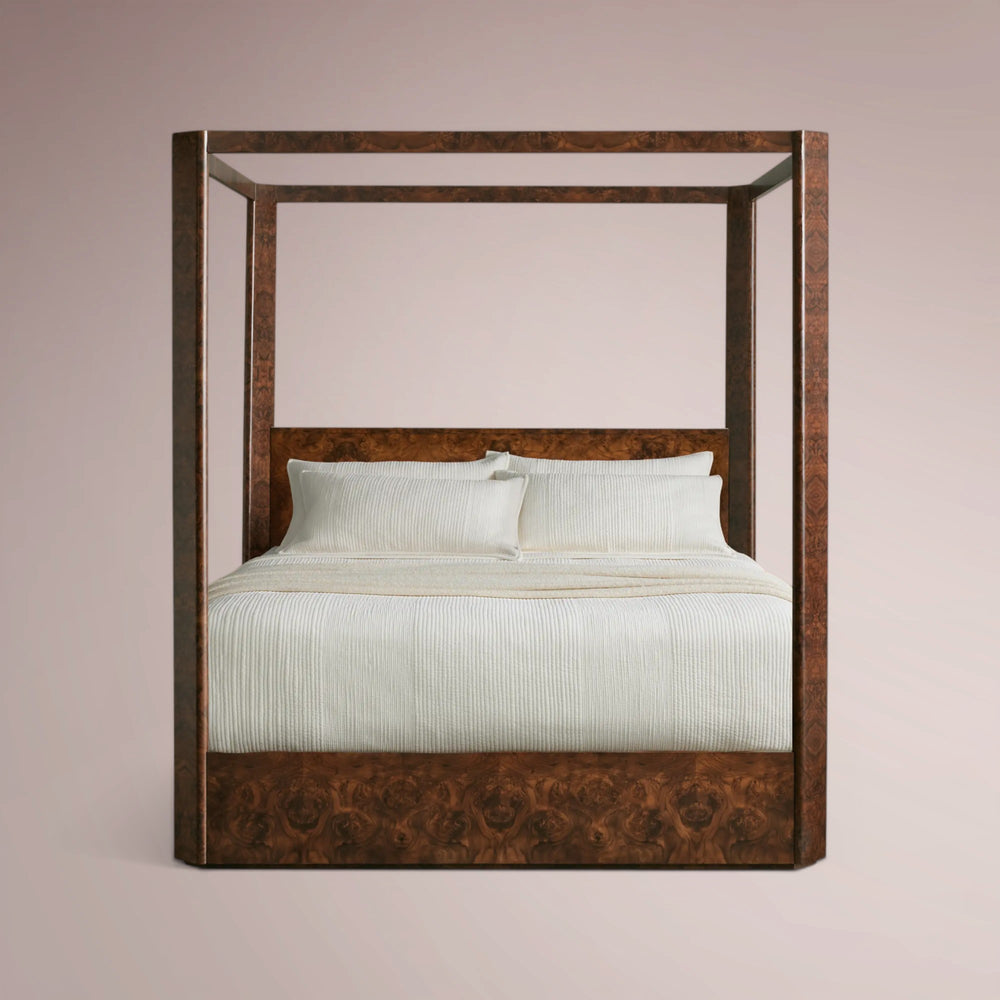 Marcell Burl Canopy Bed