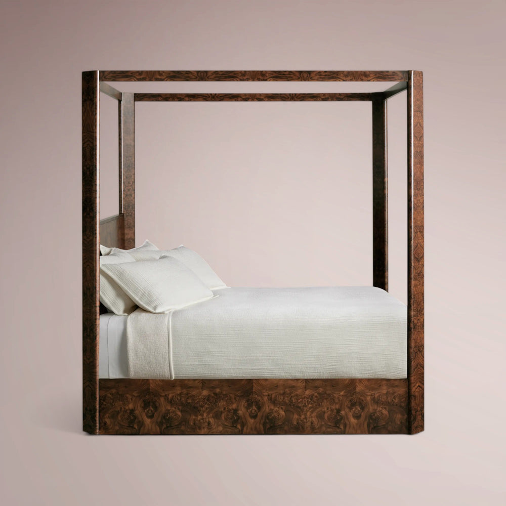 Marcell Burl Canopy Bed