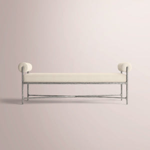Calix Fabric Double-Bolster End-of-Bed Bench