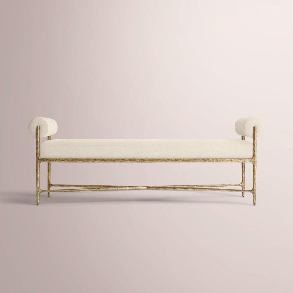 Calix Fabric Double-Bolster End-of-Bed Bench
