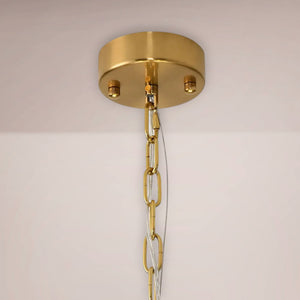 Calvora Alabaster Round Chandelier
