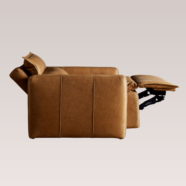 Perotin真皮高背电动躺椅