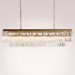 Reyland Tiered Rectangular Chandelier
