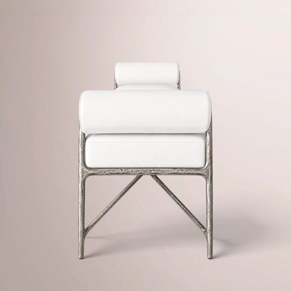 Calix Series Fabric Double-Bolster End-of-Bed Bench