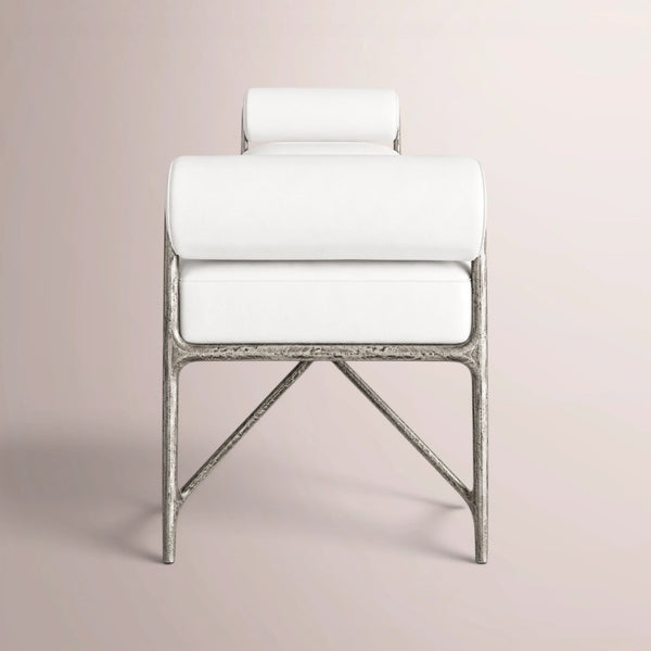 Calix Series Fabric Double-Bolster End-of-Bed Bench
