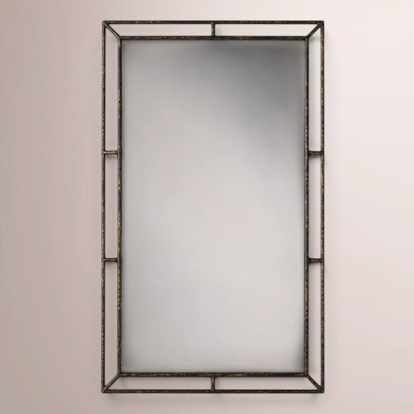 Calix Series Open Beveled Floor Mirror