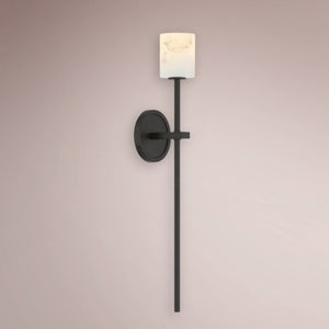 Elvora Alabaster LED Sconce