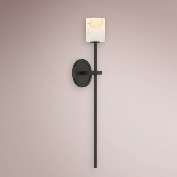Elvora Alabaster LED Sconce