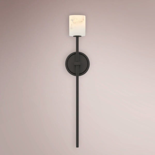 Elvora Alabaster LED Sconce