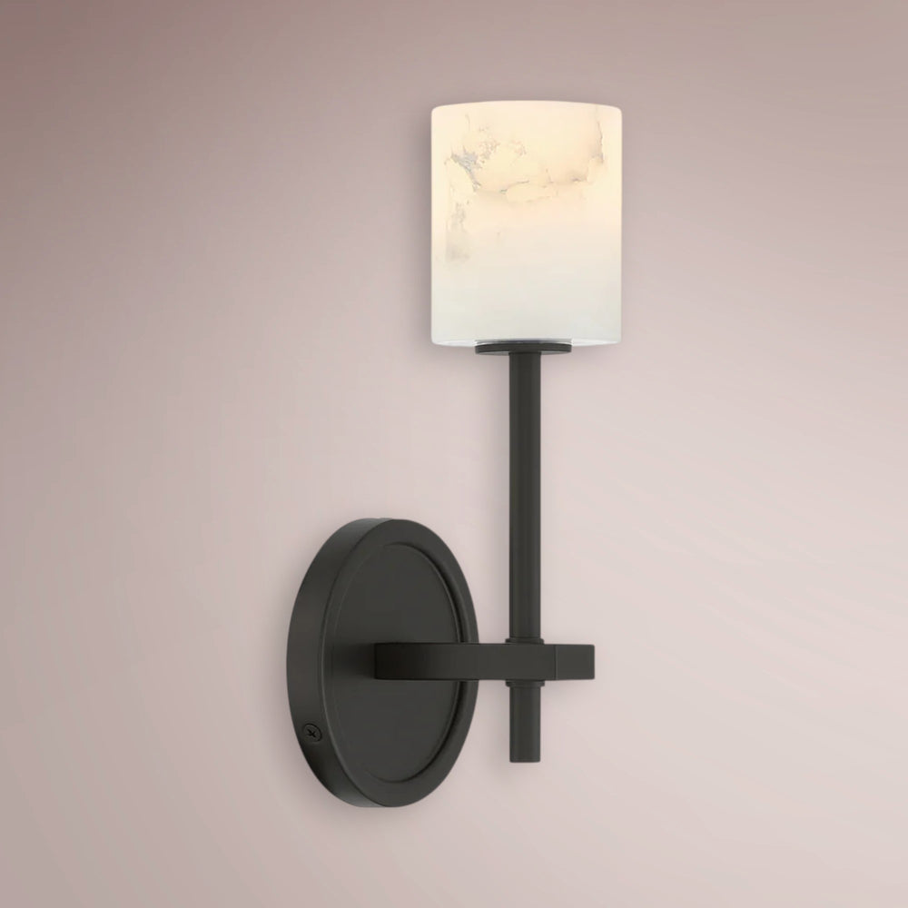Elvora Alabaster LED Sconce