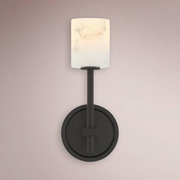 Elvora Alabaster LED Sconce