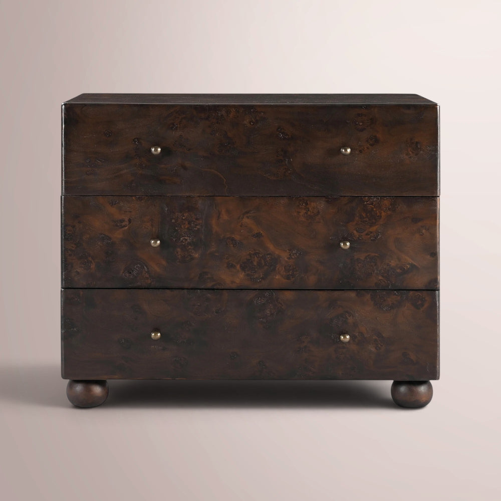 Alaric 3-Drawer Nightstand