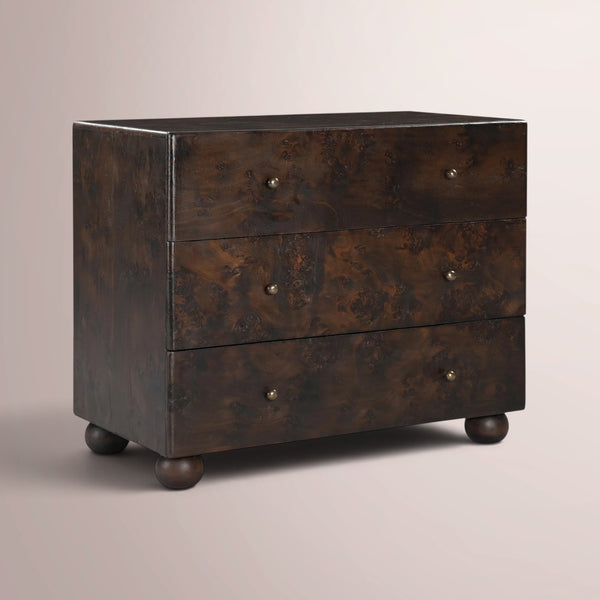 Alaric 3-Drawer Nightstand