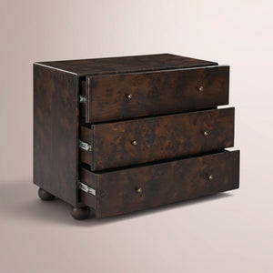 Alaric 3-Drawer Nightstand