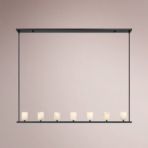 Elvora Linear Alabaster Chandelier