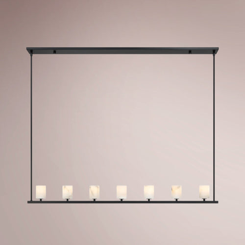 Elvora Linear Alabaster Chandelier