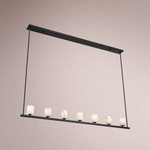 Elvora Linear Alabaster Chandelier