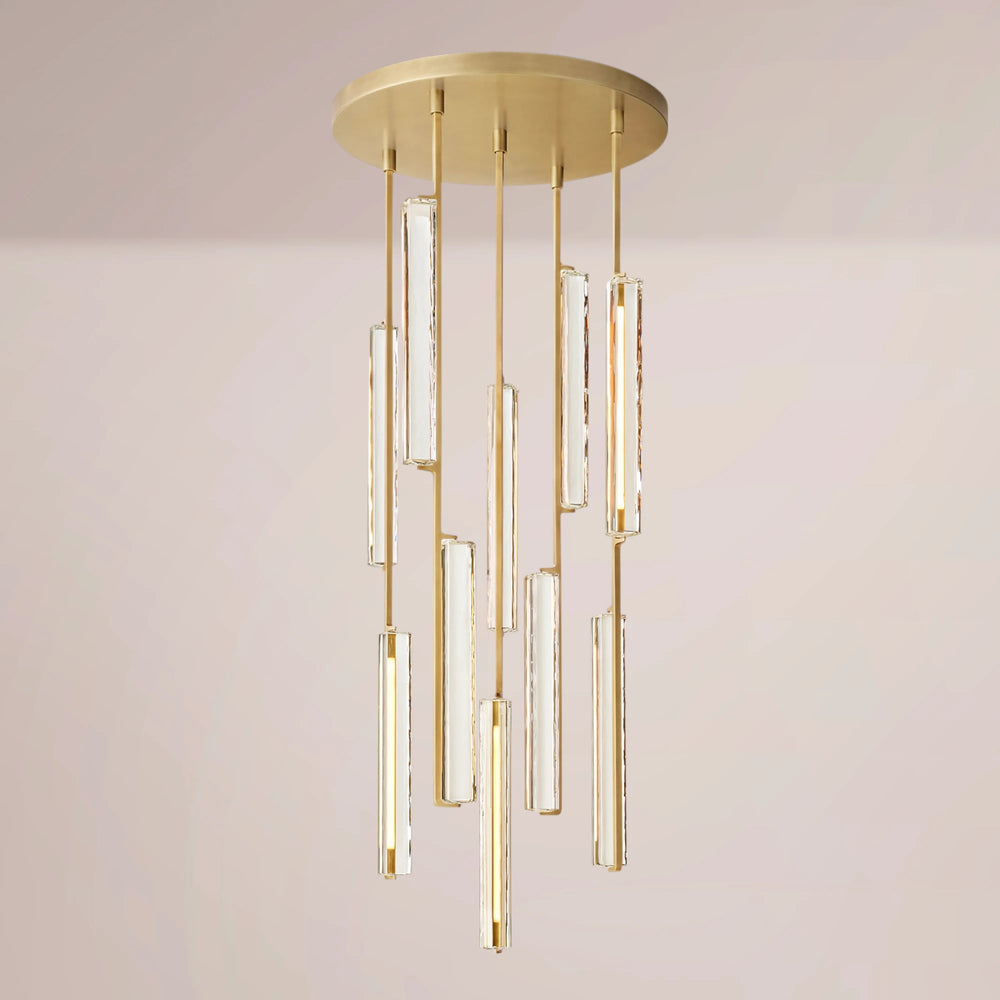 Aulubon Crystal Round Chandelier