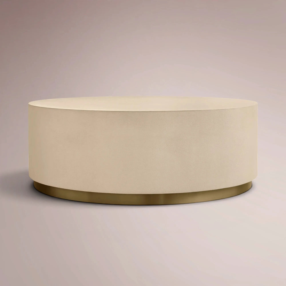 Averra Round Plinth Coffee Table