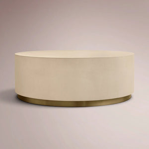 Averra Round Plinth Coffee Table