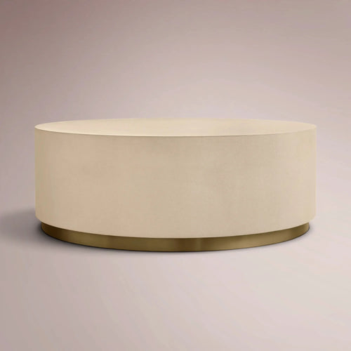 Averra Round Plinth Coffee Table