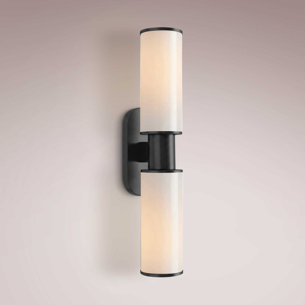 Harlen Double Sconce in Milk