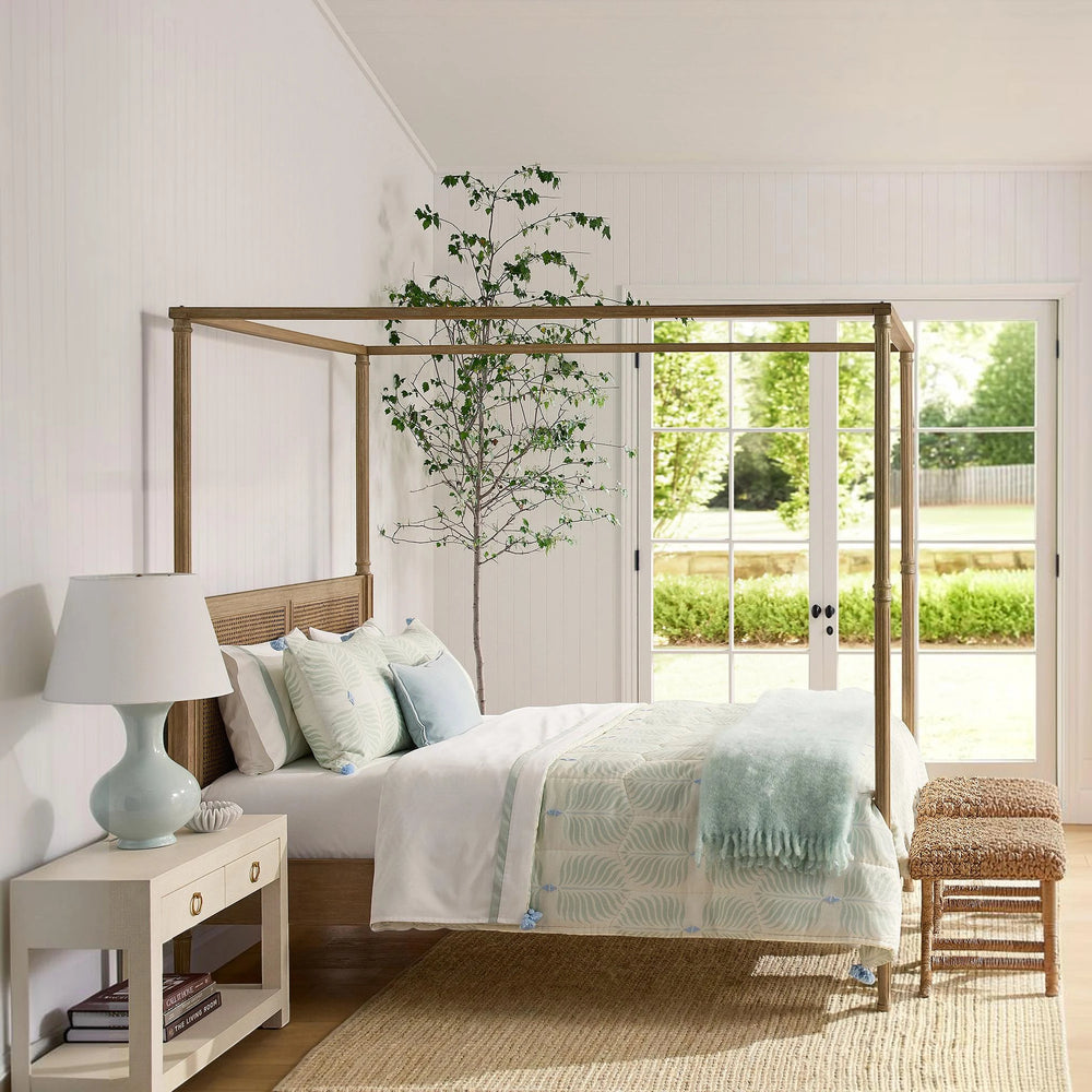 Harbourn Cane Four Poster Bed