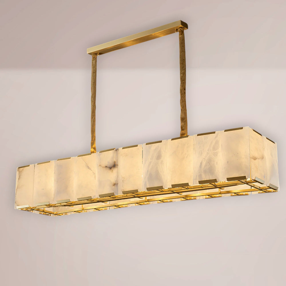 Torvella Alabaster Linear Chandelier