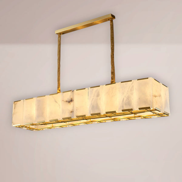 Torvella Alabaster Linear Chandelier