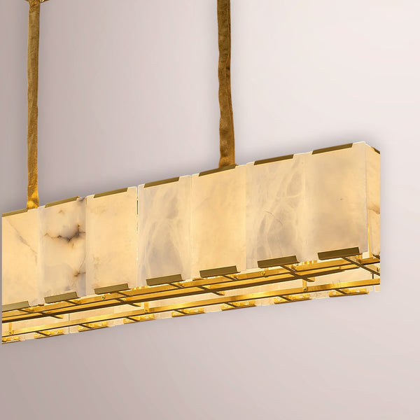 Torvella Alabaster Linear Chandelier